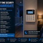 Burglar Alarms in Harrogate: How Smart Night-Time Security Modes Improve Home Security Without Disruption